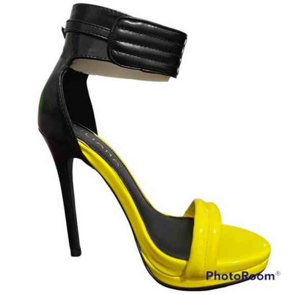 yellow heels size 6